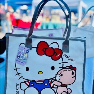 Hello Kitty White and Red Tote Bag